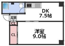 貴志ビルの間取り画像