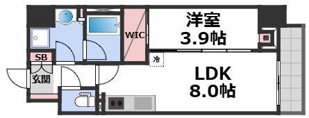 アーバネックス天満橋Frontの間取り画像