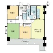 ライオンズマンション岡山医大東第2の間取り画像