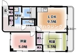 グランデージハヤミの間取り画像