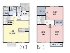 松代カーサの間取り画像