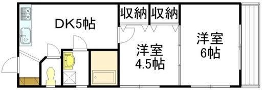パレグレース平和公園の間取り画像