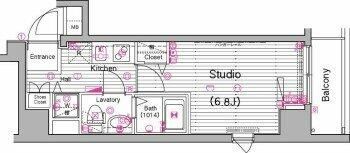 グランド・ガーラ横濱山下町の間取り画像