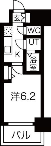 メイクスWアート今池Ⅲの間取り画像