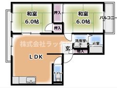 ハイツ昴の間取り画像