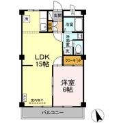 ニューエクセル三宅 Dの間取り画像