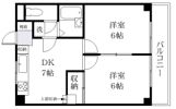 岩瀬マンションの間取り画像