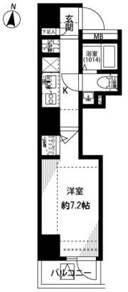 プレール・ドゥーク錦糸町Ⅲの間取り画像