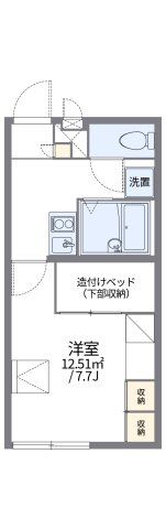 レオパレスDAIMONの間取り画像