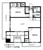 パーソン日の里アネックスの間取り画像