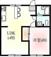 つくしコーポの間取り画像
