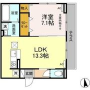 D-ROOM小田原5丁目の間取り画像