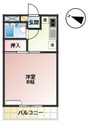 コーポモビリエ2号館の間取り画像