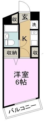 メゾンアルカディア御門の間取り画像