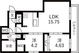 Grandio Chitose(グランディオチトセ)の間取り画像