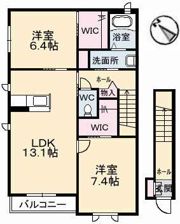 サンライズ小松の間取り画像