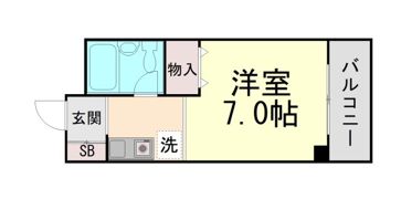 メゾン鼓ヶ滝の間取り画像