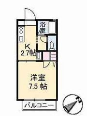 ディアス上小川の間取り画像