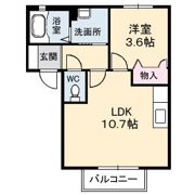 サンヒルズ 和の間取り画像