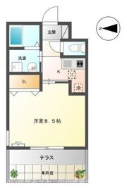 セレーヌ泉Bの間取り画像