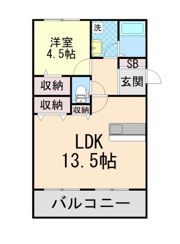 フジコーポの間取り画像