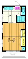 萩ハイツの間取り画像