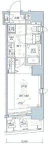 RELUXIA?前仲町の間取り画像