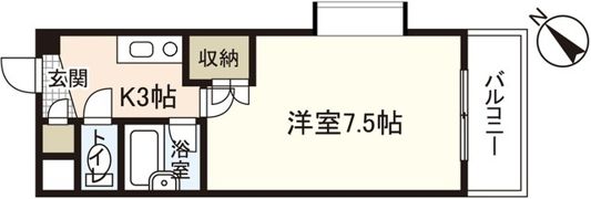 Melrose壱番館の間取り画像