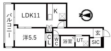シティコート目黒3号棟の間取り画像