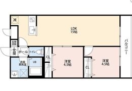 リーブルファイン朝霞幸町の間取り画像