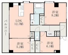 フォーエス武蔵ヶ丘北Southの間取り画像