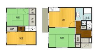 西原2丁目 一戸建の間取り画像