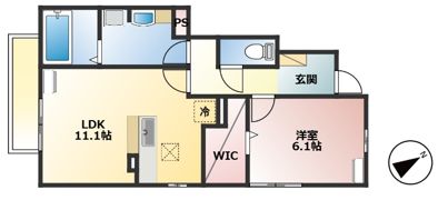 ベレーザ角木の間取り画像