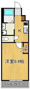 ファーストアベニュー陣原の間取り画像