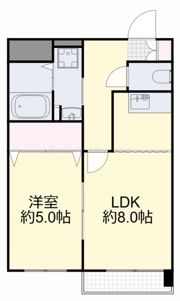 グランデュール医大南の間取り画像