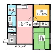 シャリテホサキの間取り画像