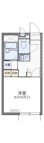 レオパレスラングシェーンの間取り画像
