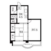 ベアーズマンションの間取り画像