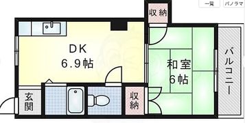 正雀プラザの間取り画像