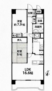 セントポリア神戸運動公園の間取り画像