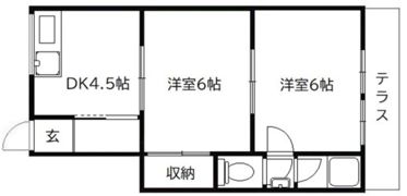 草野豊津文化A･B棟の間取り画像