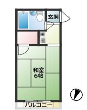 春日野道ロイヤルハイツの間取り画像