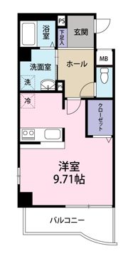 ボニート到津の間取り画像