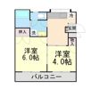 ハイツ豊中の間取り画像