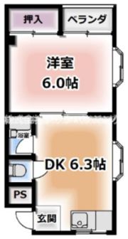 サニーヴィレッジの間取り画像