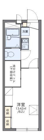 レオパレスグリーンハイツ1号の間取り画像