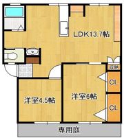 サンシティアイA棟の間取り画像