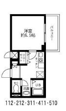 スチューデントパーク府中の間取り画像