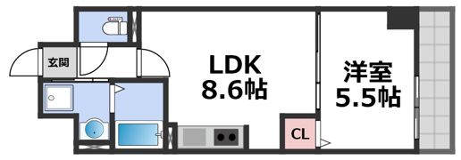 リアライズ今里南の間取り画像