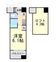 エステムコート三宮EASTポルトマーレの間取り画像